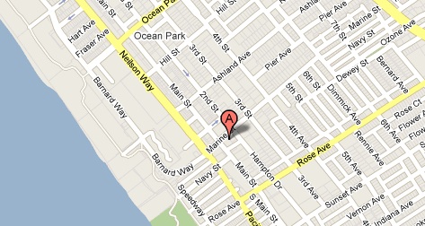 Map of Santa Monica